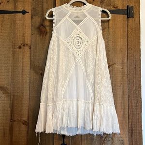 Free people mini lace dress